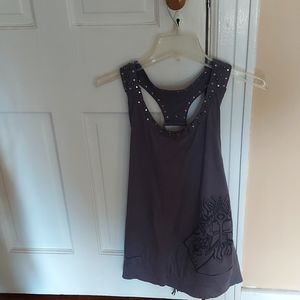 Dark gray tank top new with tags